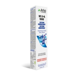 Arkopharma Vitamina C+D + Zinco 20 Comprimidos Efervescentes