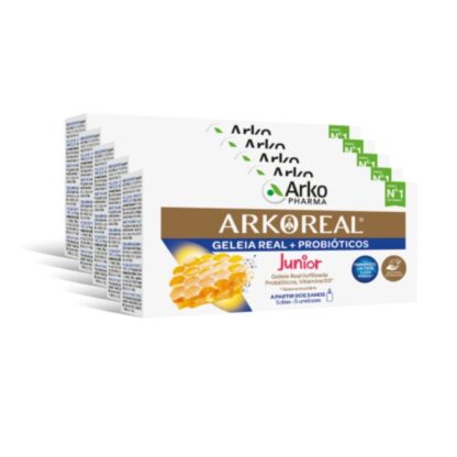 Arkoreal Geleia Real + Probióticos Kids - 5 Unidoses - Leve 5 Pague 4