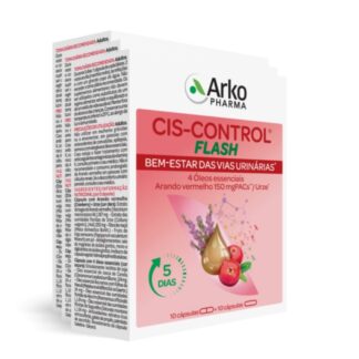 Cis-Control Flash Arando Vermelho 3x20 Cápsulas