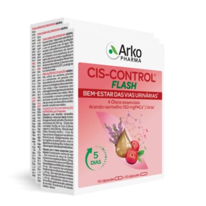 Cis-Control Flash Arando Vermelho 3x20 Cápsulas