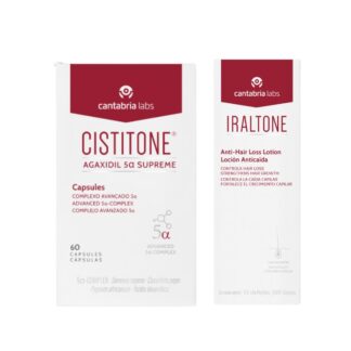 Cistitone Agaxidil 5α Supreme 60 Cápsulas + Iraltone Loção