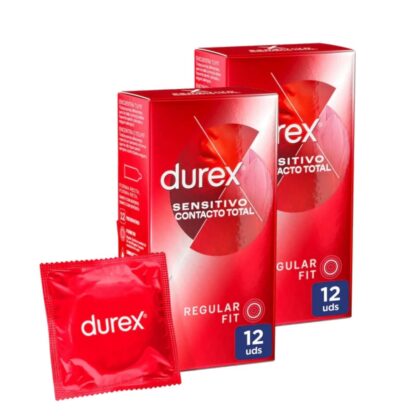 Durex Sensitivo Contacto Total 2x12 Preservativos