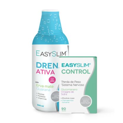 Easyslim Drena Ativa + Control 90 Cápsulas