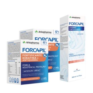 Forcapil Fortificante 2x60 Cápsulas + Champô Fortificante 200 ml