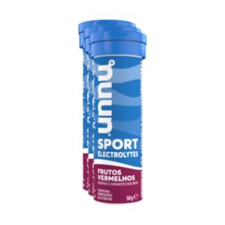 NUUN Sport Eletrólitos Frutos Vermelhos 3x10 Pastilhas