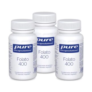 PURE Encap Folato 400mg -  3x90 Capsulas