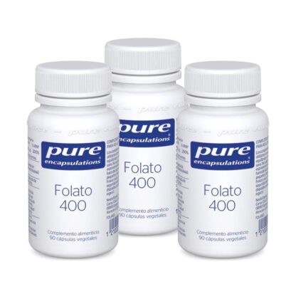 PURE Encap Folato 400mg -  3x90 Capsulas