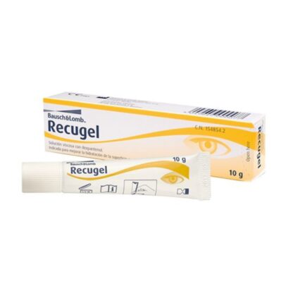 Recugel Gel Oftálmico é um gel hidratante de uso ocular, ideal para quem sofre de olho seco, ardor, irritação ou fadiga ocular