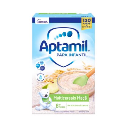 Aptamil Papa Infantil Multicereais Maçã - 225gr