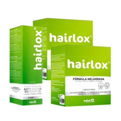 Hairlox Cabelo e Unhas 2x120 Cápsulas + Champô