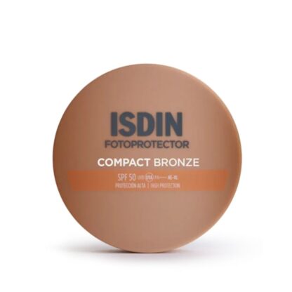 Isdin Fotoprotector Compact Bronze SPF 50+ 10g – Proteção Solar com Acabamento Bronzeado Natural