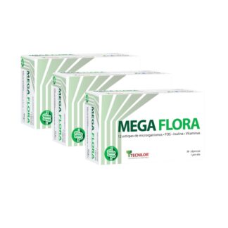 MegaFlora Tecnilor 3×30 Cápsulas